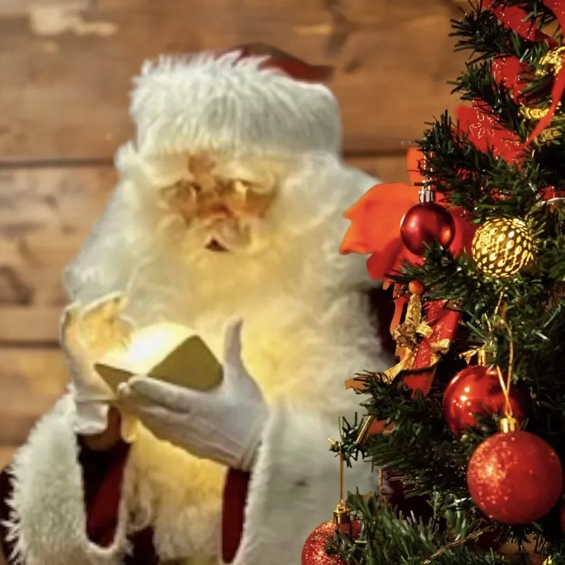 Julemanden til juletræsfest
